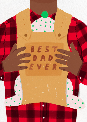 Carry Me - Father's Day Card by Carolyn Suzuki Studio