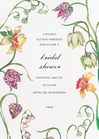 Cascading Petals - Bridal Shower Invitation by Happy Menocal