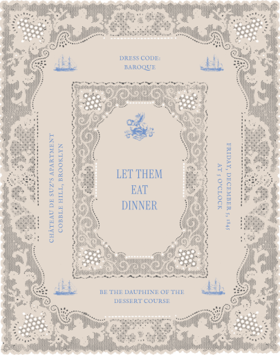 Lace Pattern - Wedding Invitation by The V&A