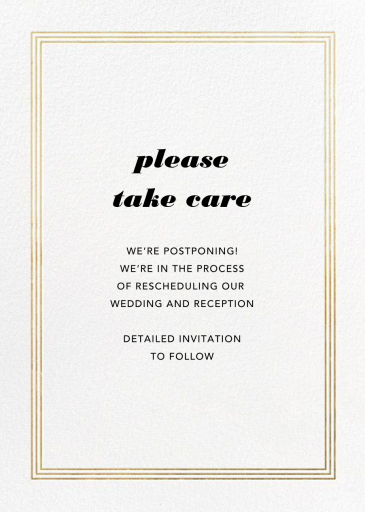 Triple Interior Border  by Paperless Post