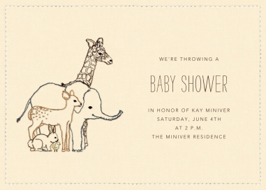 All Sizes - Baby Shower Invitation by Coral & Tusk