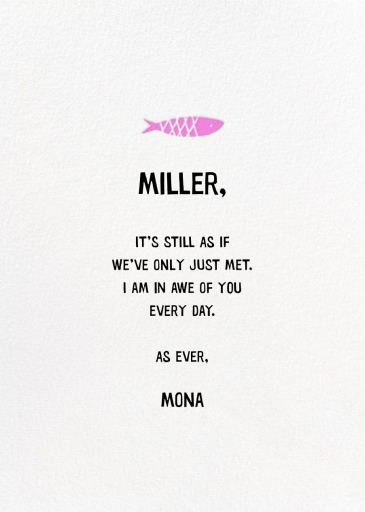 Purrfection - Greeting Card by Hello!Lucky - Back