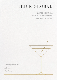 Tini Time - Corporate Reception Invitation by Paperless Post