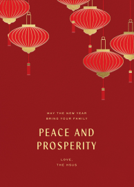 Lantern Tassels - Lunar New Year Card by Paperless Post