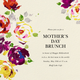 Rosy Dreams - Mother's Day Invitation by kate spade new york