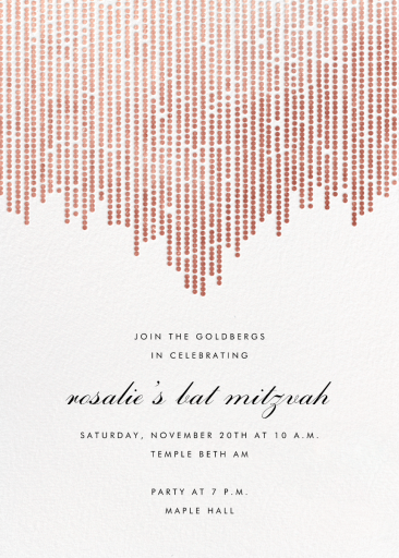 Josephine Baker - Bar & Bat Mitzvah Invitation by Paperless Post