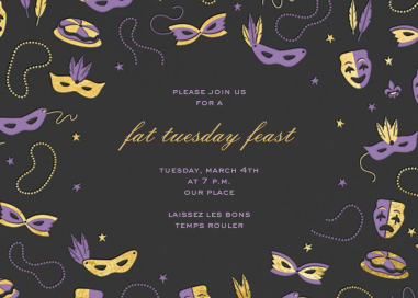 Mardi Masquerade by Paperless Post