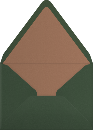 Football Field Friendsgiving Invitation Envelope