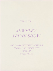 Edge Stain Cream - Shopping Event Invitation by Paperless Post