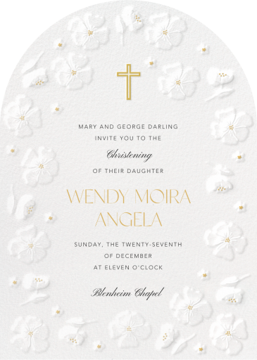 Ethereal Garden - Baptism & Christening Invitation by Paperless Post