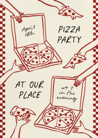 Grab a Slice - Dinner Party Invitation by Paperless Post