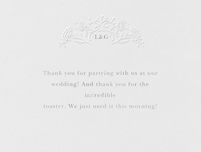 Grace I (Thank You) - Stationery by Paperless Post