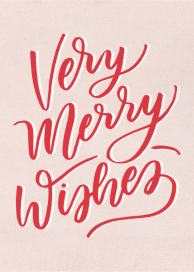 Merry Wishes - Holiday Card by 2021 Co.