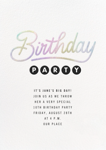 Galaxy Birthday by Paperless Post