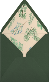 Pine Cone and Juniper - Paperless Post Envelope