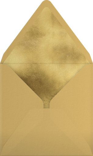Gold Glimmer - Paperless Post Envelope
