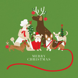 Holidays Are Ruff - Holiday Card by Paperless Post