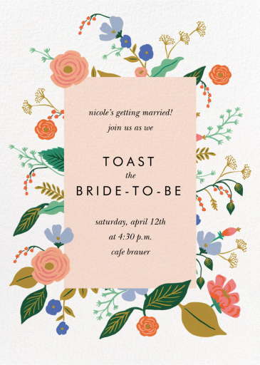 Pressed Wildflowers - Valentine's Day Invitation by Rifle Paper Co.