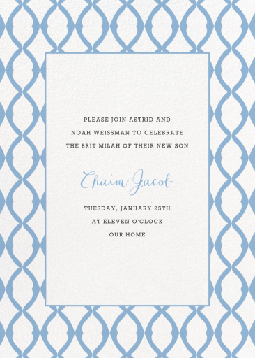 Lady Bexborough - Bris/Baby Naming Invitation by Paperless Post