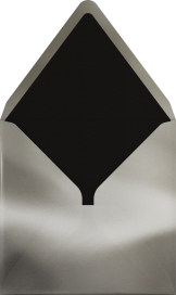 Black Grid Border Invitation Envelope