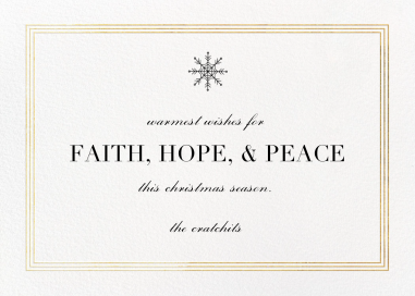 Triple Interior Border  - Business Holiday Card by Paperless Post