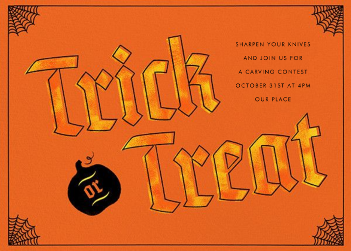 Cobwebs - Halloween Invitation by Paperless Post