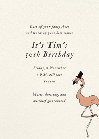 Fancy Flamingo by Carly Kuhn