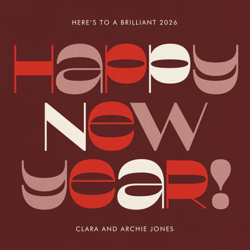 Groovy New Year's - New Year's Card by Paperless Post