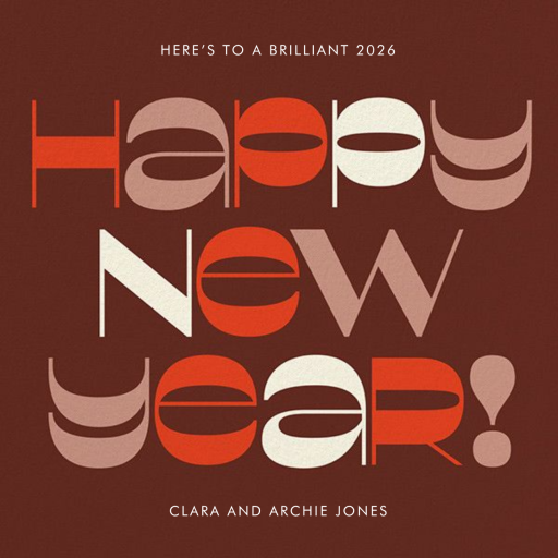 Groovy New Year's - New Year's Card by Paperless Post