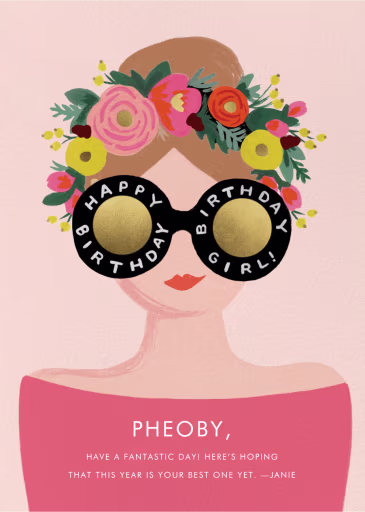 Queen for a Day - Birthday Card by Rifle Paper Co.