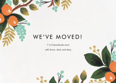 Orange Grove (Horizontal) - Moving Announcement by Rifle Paper Co.