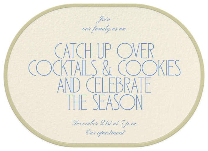 Cardstock Papier - Holiday Cocktail Party Invitation by Paperless Post