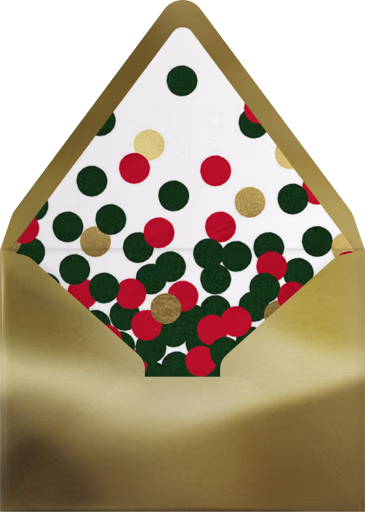 Sprinkled Confetti (Horizontal) - Paperless Post Envelope