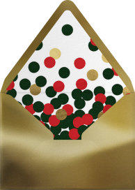 Sprinkled Confetti (Horizontal) - Paperless Post Envelope