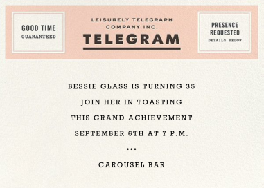 This Just In - Birthday Invitation by kate spade new york