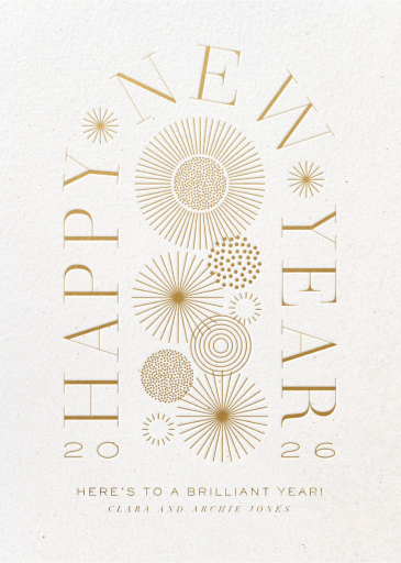 Bright Arch - New Year's Card by Paperless Post