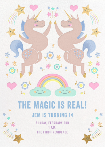 Unicorn High Five by Hello!Lucky