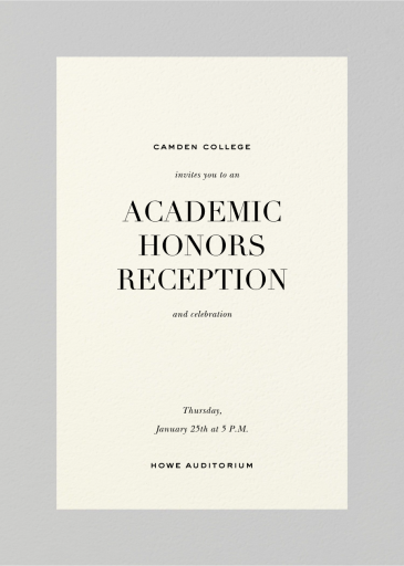 A La Mode - School Event Invitation by Paperless Post