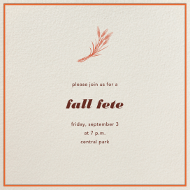 Cream Interior Border by Paperless Post