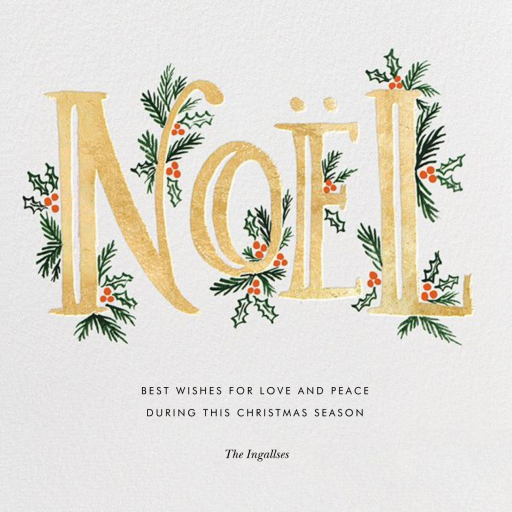 The Fir Noel - Christmas Card by Rifle Paper Co.