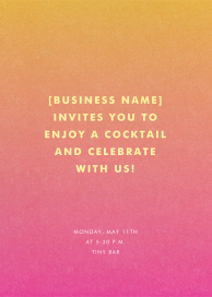 Gradient Full - Dining & Drinks Invitation by Paperless Post