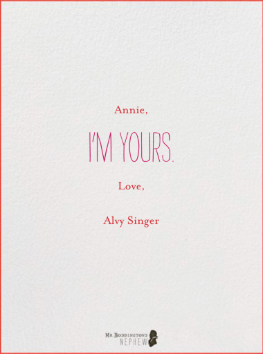 Peacock valentine by Mr. Boddington's Studio - Back