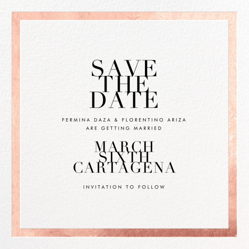 Editorial II (Save the Date) - Save the Date by Paperless Post