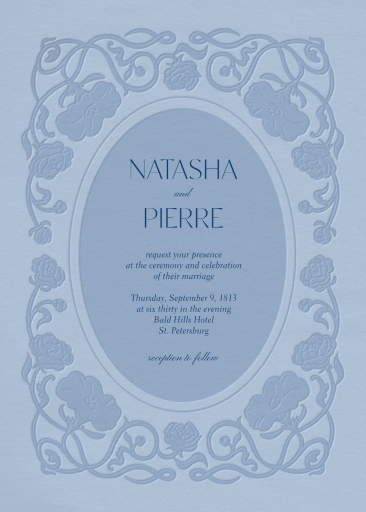 Embossed Vines - Invitation by Paperless Post