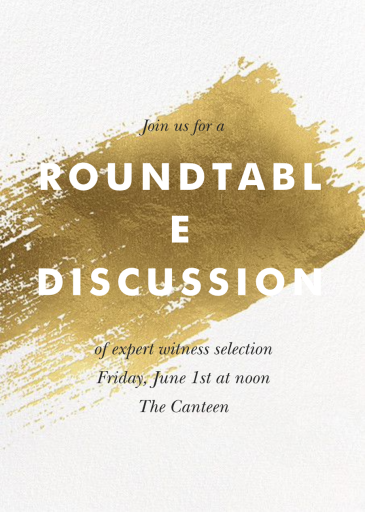 Modern Brushstroke - Conference Invitation by Paperless Post