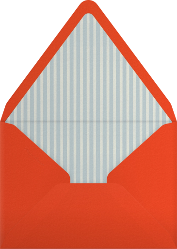 Martini Glass Cocktail Invitation Envelope