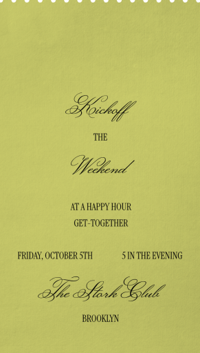 Detailed Note - Dinner Party Invitation by Paperless Post