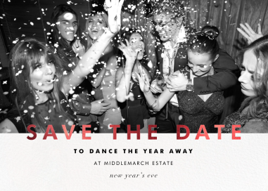 Talbot - Holiday Save the Date by Paperless Post