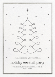 Curlicue Christmas - Christmas Party Invitation by Paperless Post