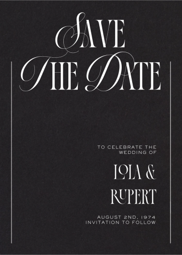 What a Night - Save the Date by Paperless Post